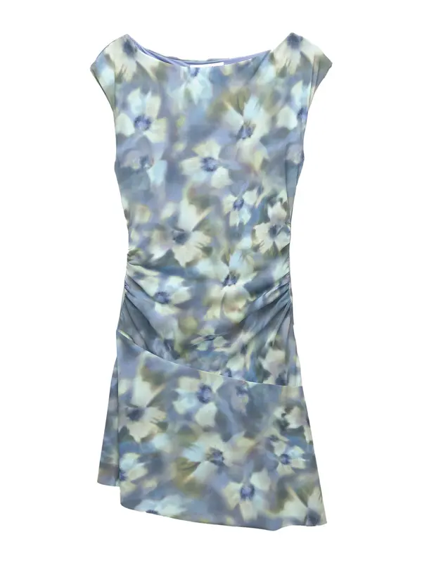 Pull&Bear Pull&Bear Haljina  opal / svijetloplava / maslinasta / pastelno zelena