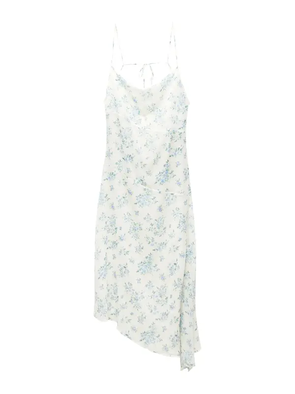 Pull&Bear Pull&Bear Haljina  pastelno plava / svijetloplava / zelena