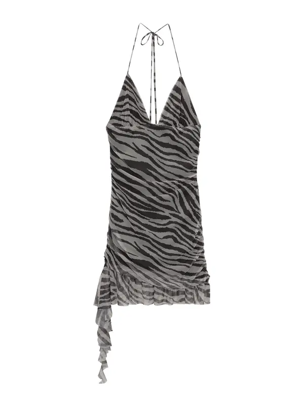 Pull&Bear Pull&Bear Haljina  siva / crna