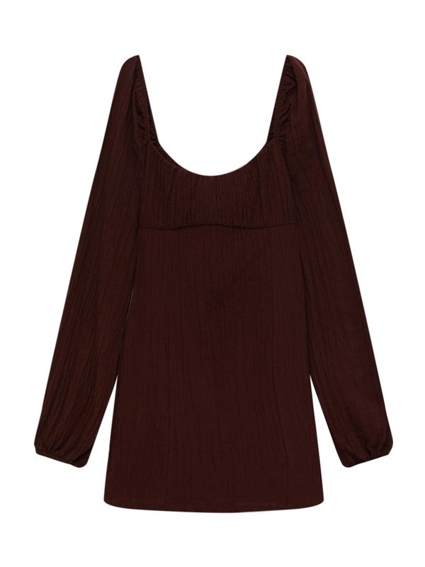 Pull&Bear Pull&Bear Haljina  tamno smeđa