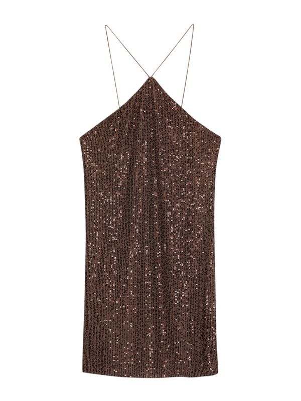 Pull&Bear Pull&Bear Haljina  tamno smeđa