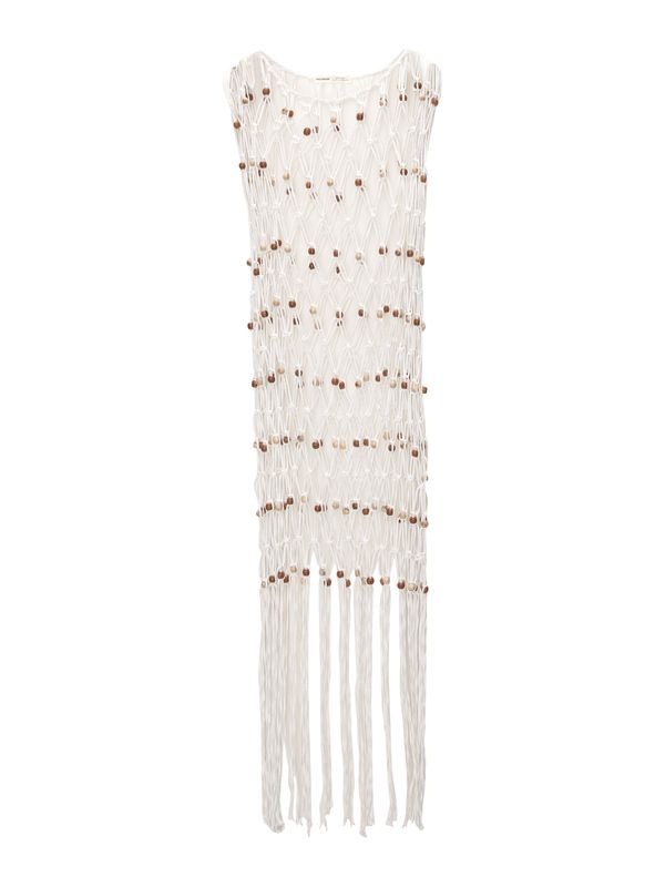 Pull&Bear Pull&Bear Haljina za plažu  bež / smeđa / bijela