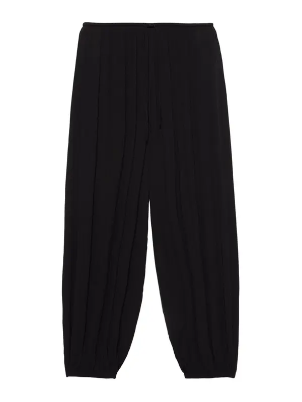 Pull&Bear Pull&Bear Harem hlače  crna
