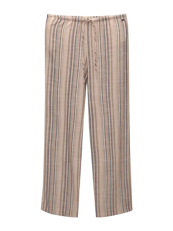 Pull&Bear Pull&Bear Hlače  bež / roza / crna / bijela