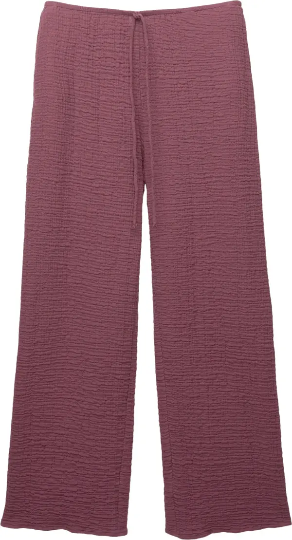Pull&Bear Pull&Bear Hlače  boja vina