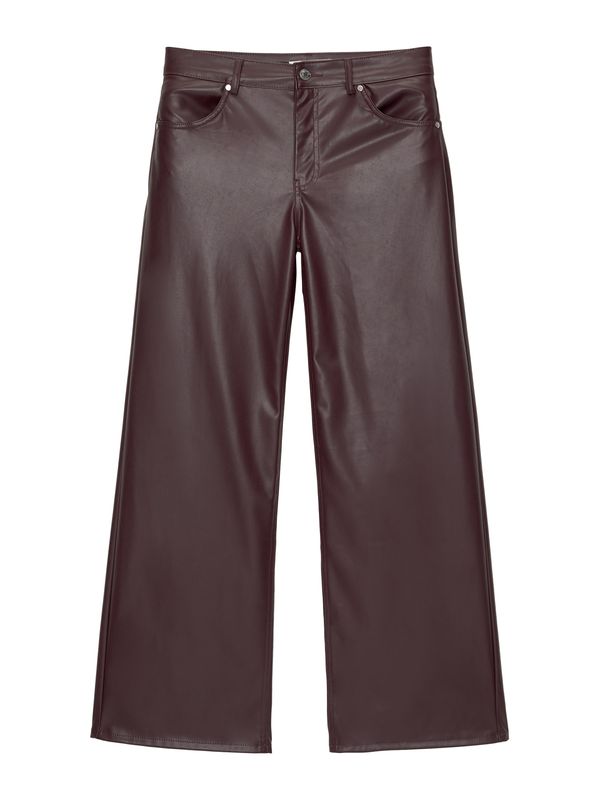 Pull&Bear Pull&Bear Hlače  boja vina