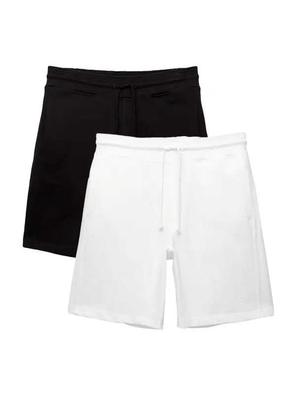 Pull&Bear Pull&Bear Hlače  crna / bijela