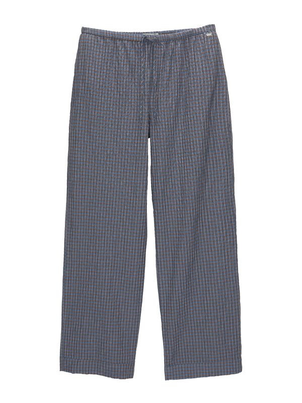 Pull&Bear Pull&Bear Hlače  golublje plava / karamela / pastelno roza