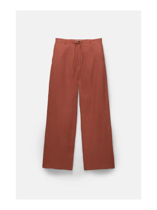 Pull&Bear Pull&Bear Hlače  hrđavo crvena