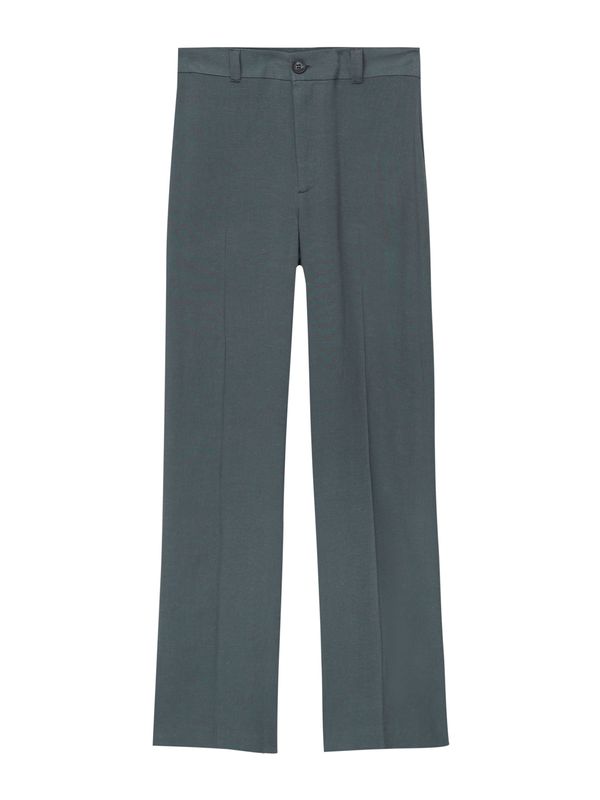 Pull&Bear Pull&Bear Hlače na crtu  grafit siva