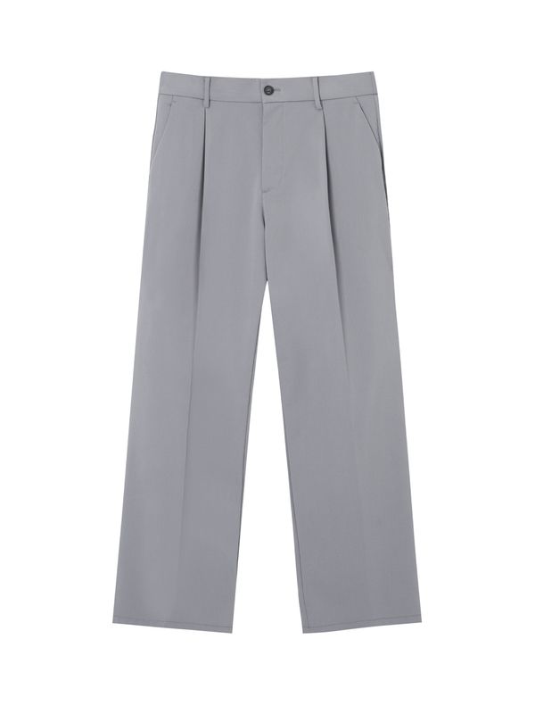 Pull&Bear Pull&Bear Hlače na crtu  siva