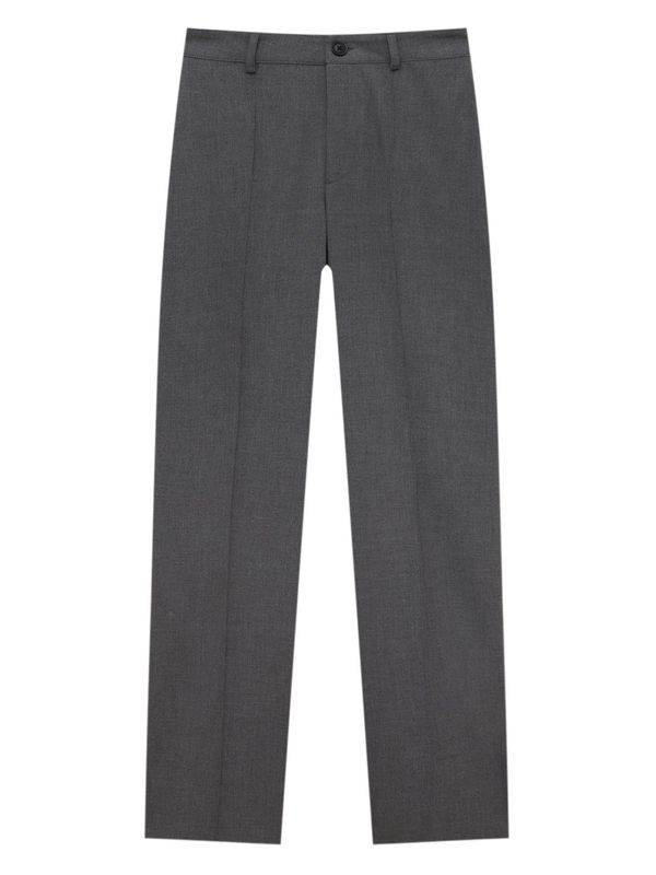 Pull&Bear Pull&Bear Hlače na crtu  tamo siva