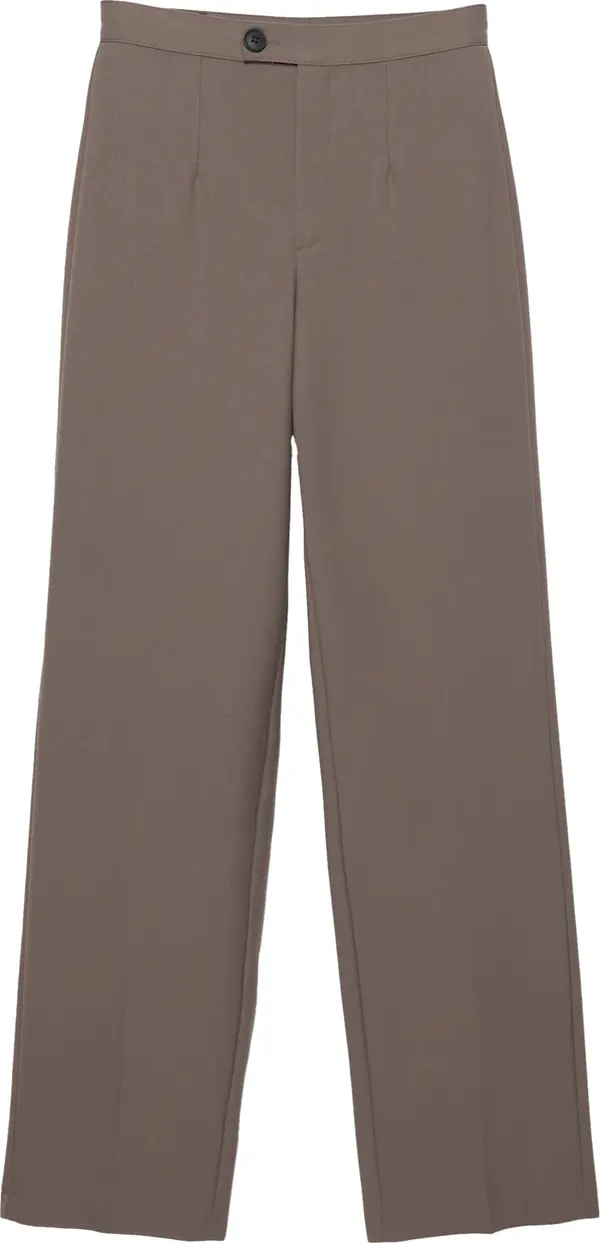 Pull&Bear Pull&Bear Hlače na crtu  taupe siva