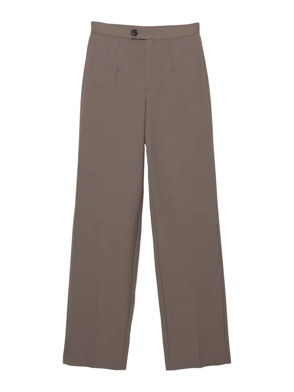 Pull&Bear Pull&Bear Hlače na crtu  taupe siva