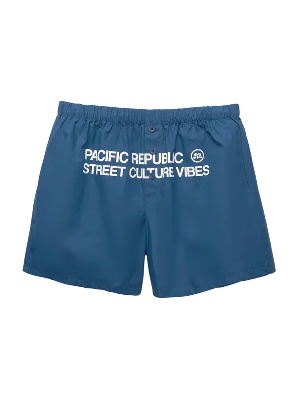Pull&Bear Pull&Bear Hlače 'PACIFIC'  mornarsko plava / bijela