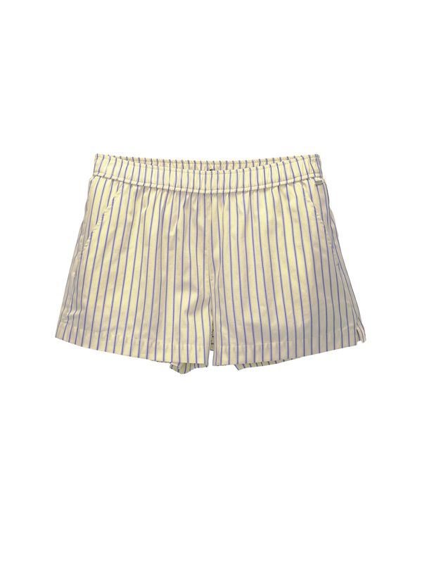 Pull&Bear Pull&Bear Hlače  plava / pastelno žuta