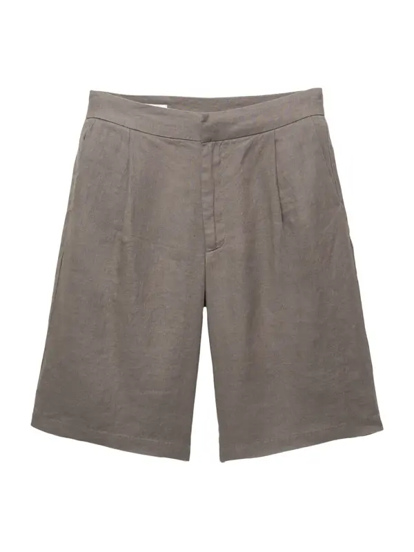 Pull&Bear Pull&Bear Hlače s naborima  boja blata