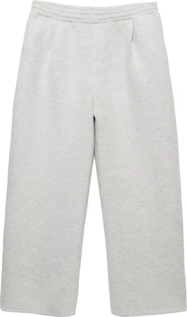 Pull&Bear Pull&Bear Hlače s naborima  siva