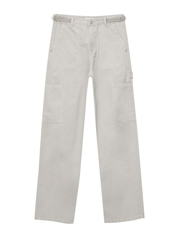 Pull&Bear Pull&Bear Hlače  siva