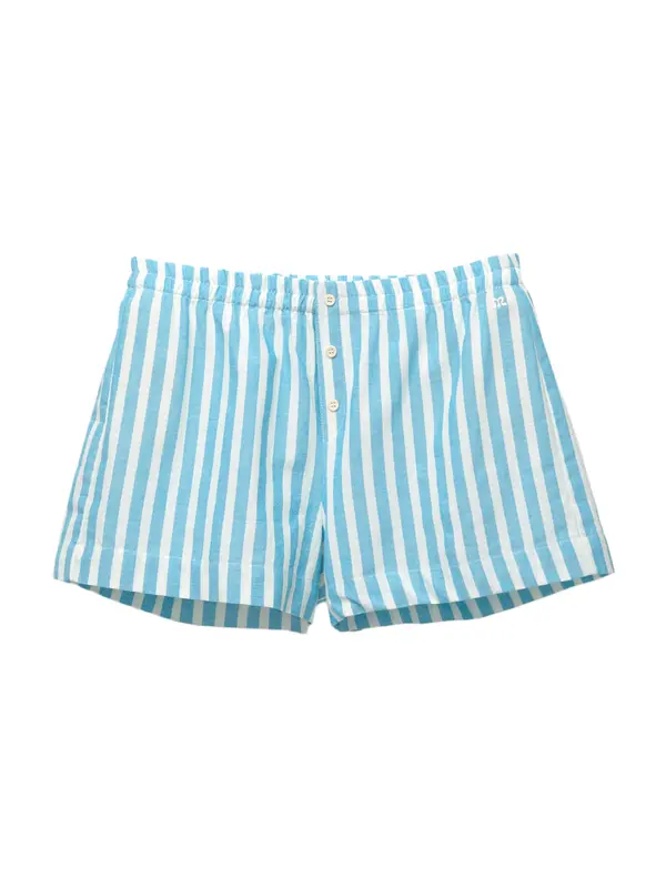 Pull&Bear Pull&Bear Hlače  svijetloplava / bijela
