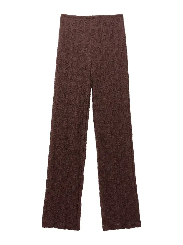 Pull&Bear Pull&Bear Hlače  tamno smeđa