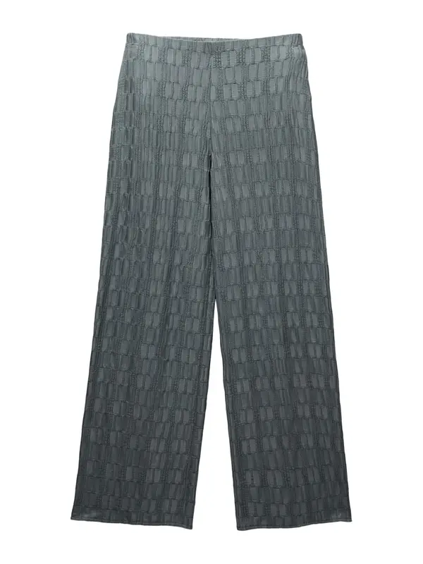 Pull&Bear Pull&Bear Hlače  tamo siva