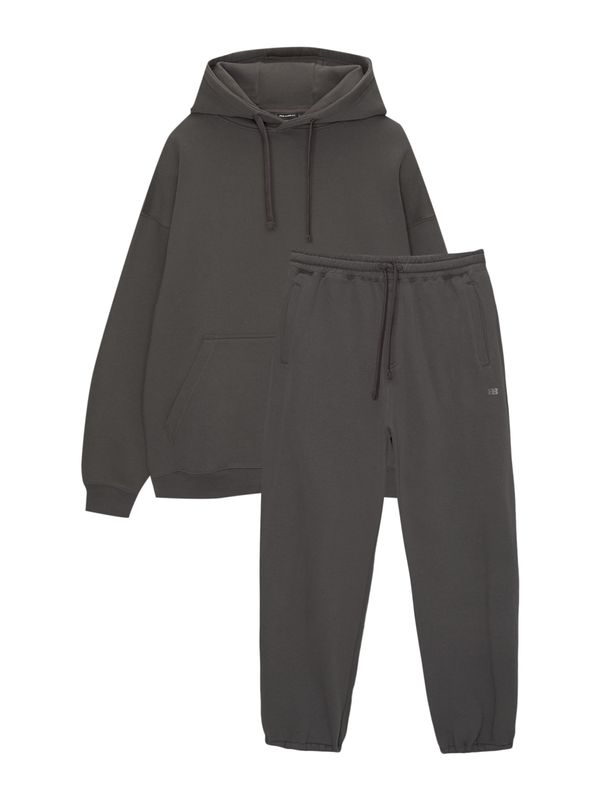 Pull&Bear Pull&Bear Jogging komplet  antracit siva