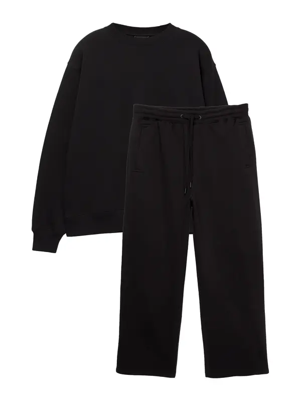 Pull&Bear Pull&Bear Jogging komplet  crna
