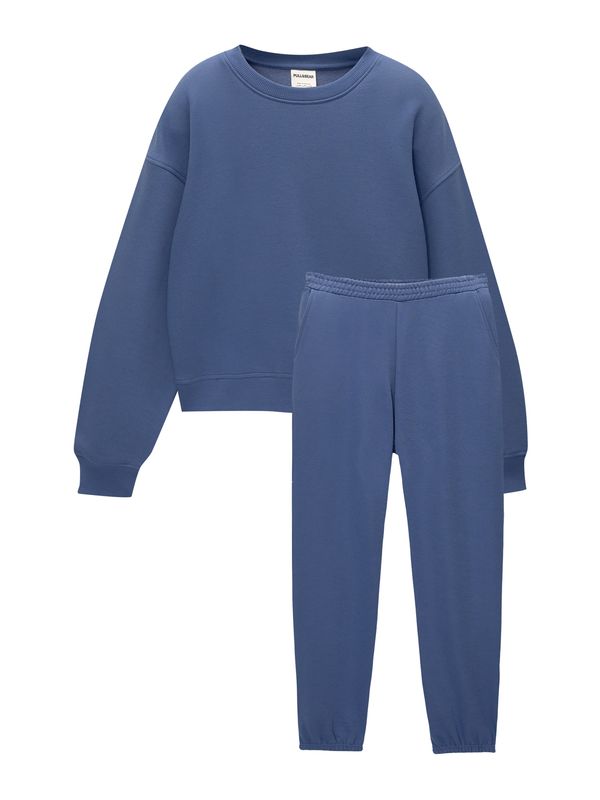 Pull&Bear Pull&Bear Jogging komplet  morsko plava