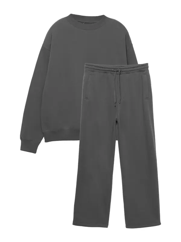 Pull&Bear Pull&Bear Jogging komplet  tamo siva