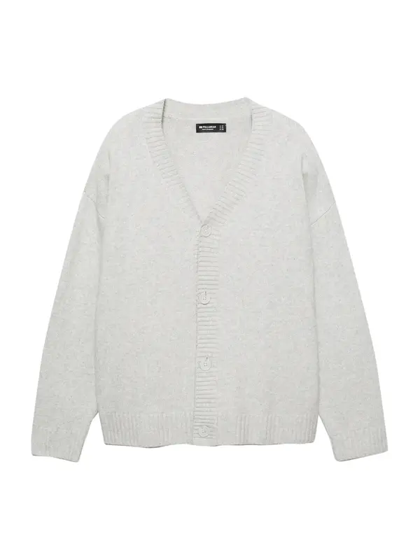 Pull&Bear Pull&Bear Kardigan  svijetlosiva
