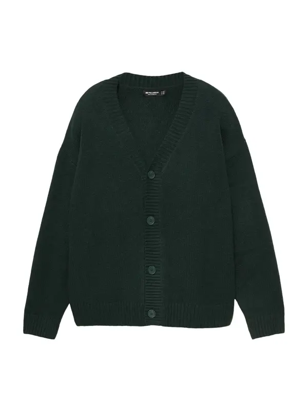 Pull&Bear Pull&Bear Kardigan  tamno zelena