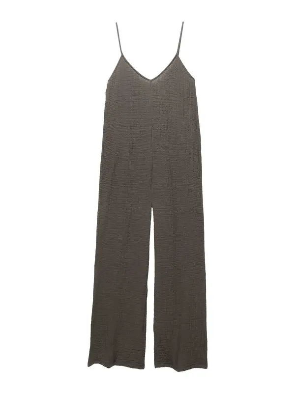 Pull&Bear Pull&Bear Kombinezon  tamo siva