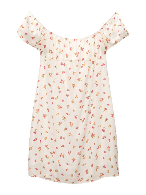 Pull&Bear Pull&Bear Ljetna haljina  maslinasta / narančasta / crvena / bijela