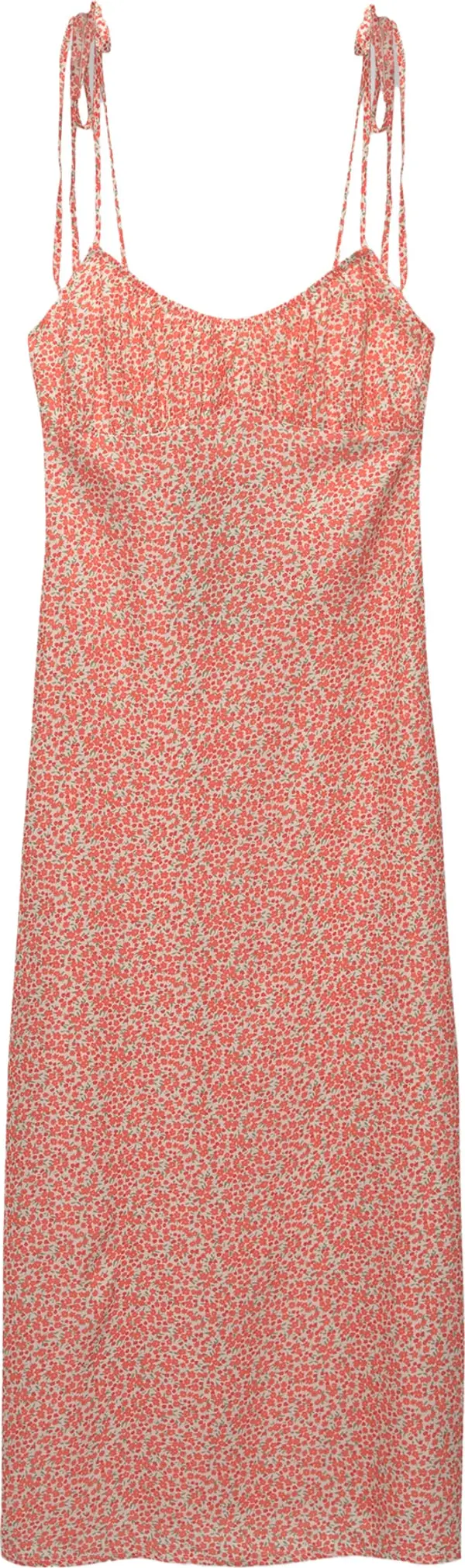 Pull&Bear Pull&Bear Ljetna haljina  zelena / crvena / lubenica roza / bijela