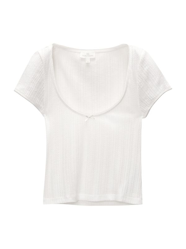 Pull&Bear Pull&Bear Majica  bijela