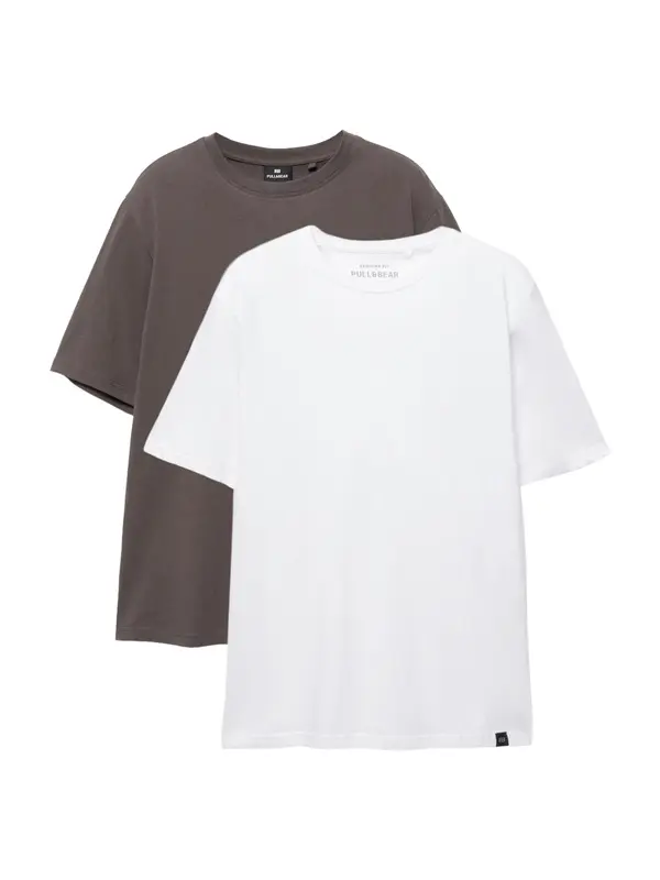 Pull&Bear Pull&Bear Majica  boja blata / bijela