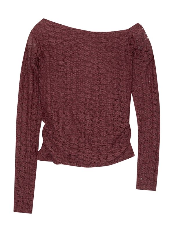 Pull&Bear Pull&Bear Majica  burgund