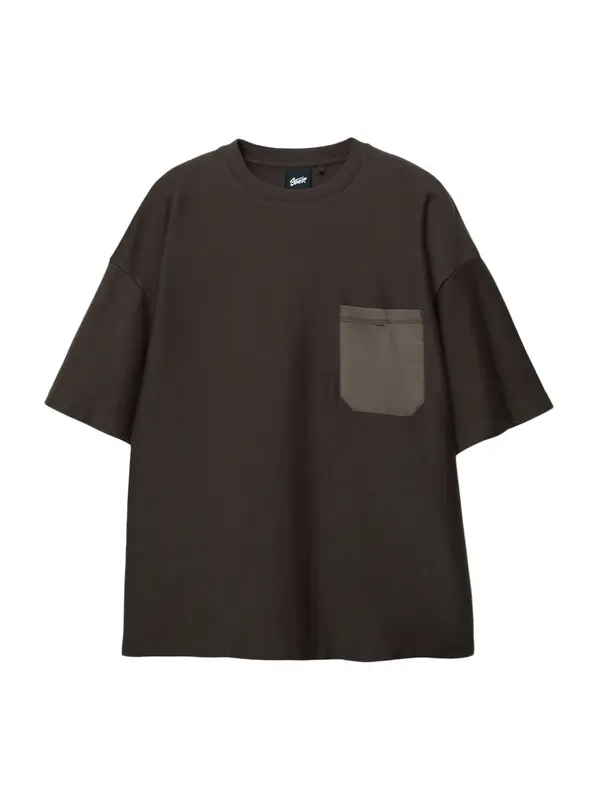 Pull&Bear Pull&Bear Majica  cappuccino / tamno smeđa