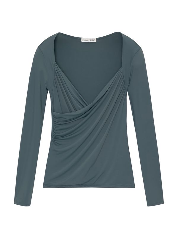 Pull&Bear Pull&Bear Majica  cijan plava