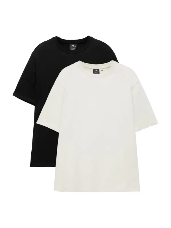 Pull&Bear Pull&Bear Majica  crna / bijela