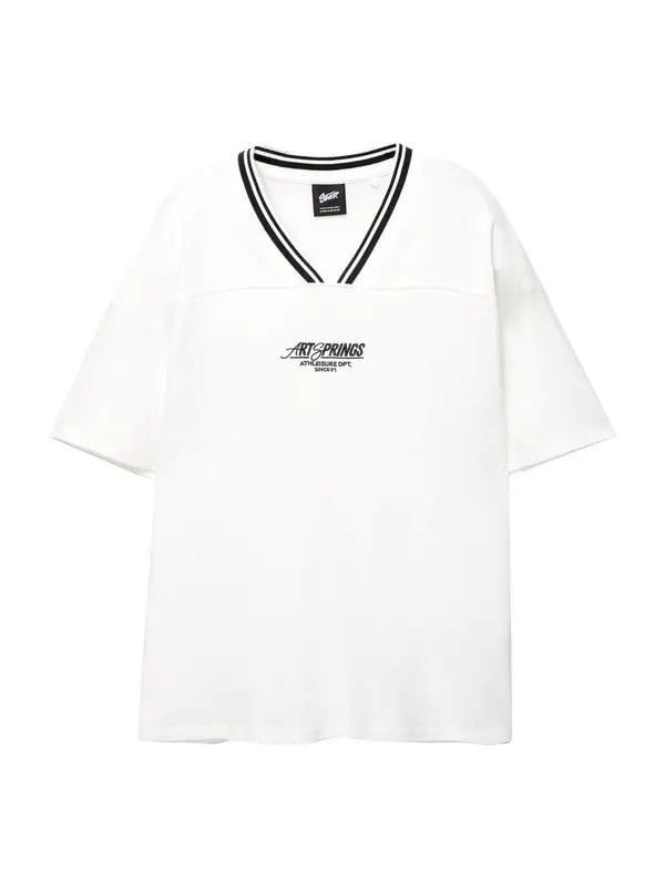 Pull&Bear Pull&Bear Majica  crna / bijela