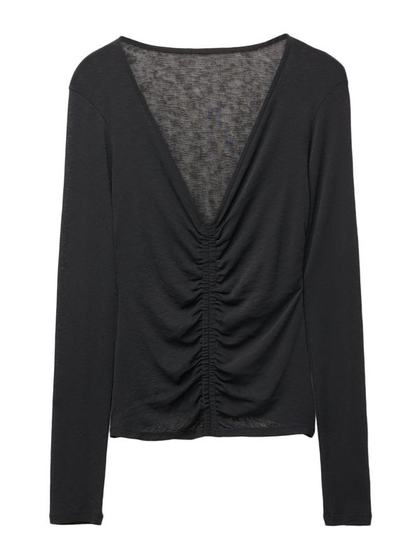 Pull&Bear Pull&Bear Majica  crna