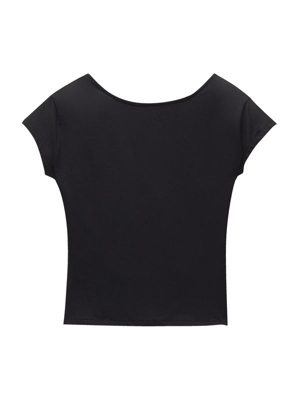 Pull&Bear Pull&Bear Majica  crna