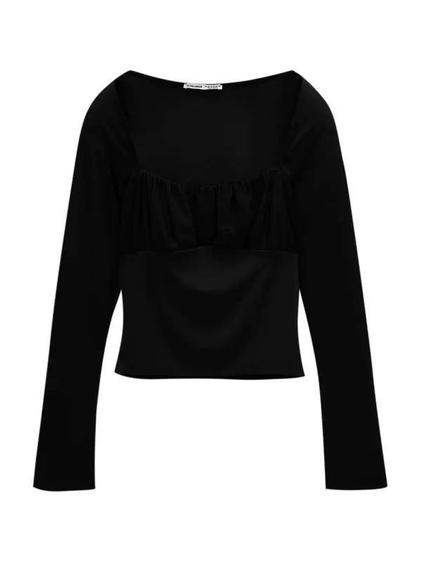 Pull&Bear Pull&Bear Majica  crna