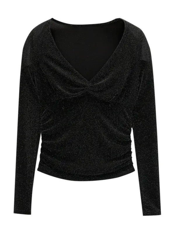 Pull&Bear Pull&Bear Majica  crna