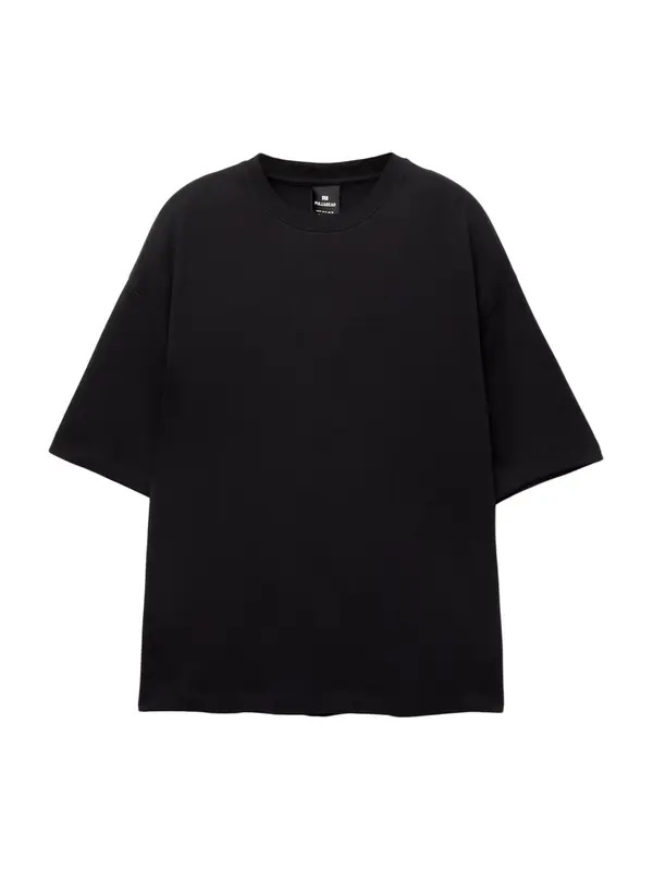 Pull&Bear Pull&Bear Majica  crna