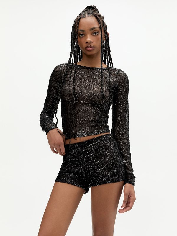 Pull&Bear Pull&Bear Majica  crna