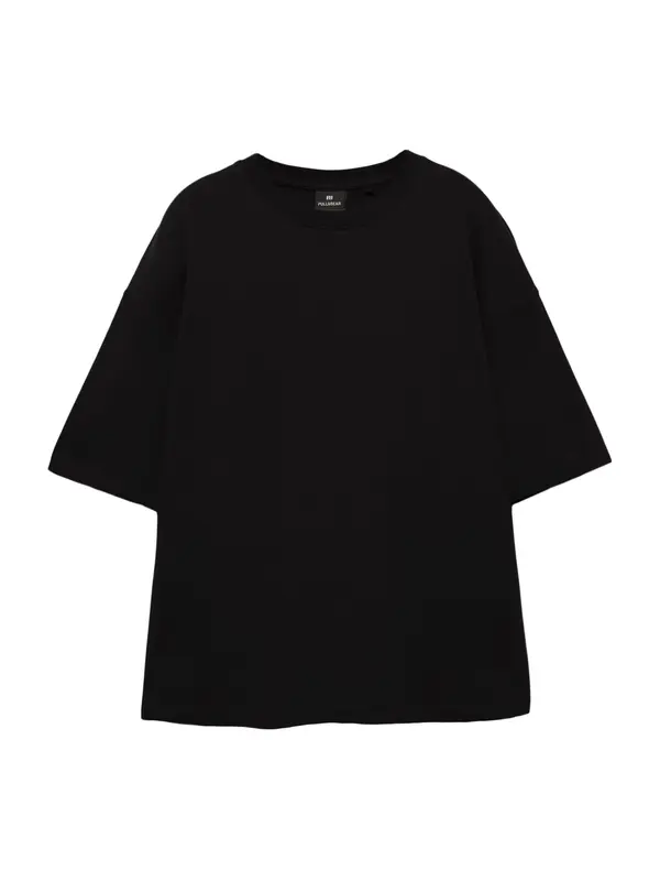 Pull&Bear Pull&Bear Majica  crna