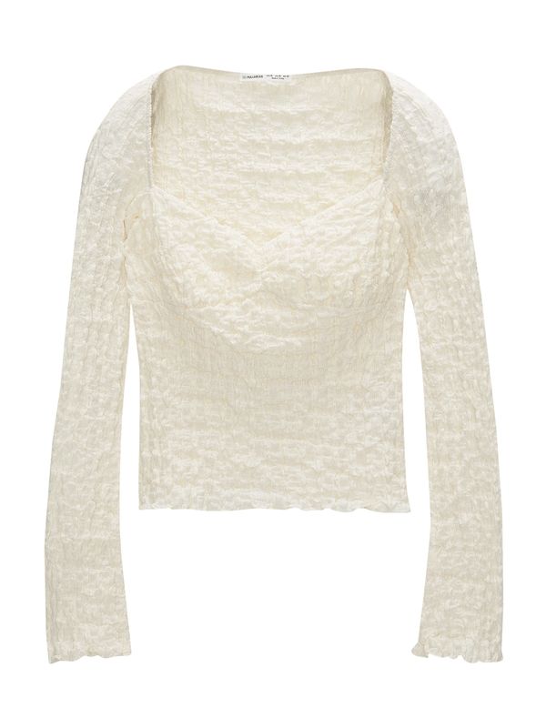 Pull&Bear Pull&Bear Majica  ecru/prljavo bijela